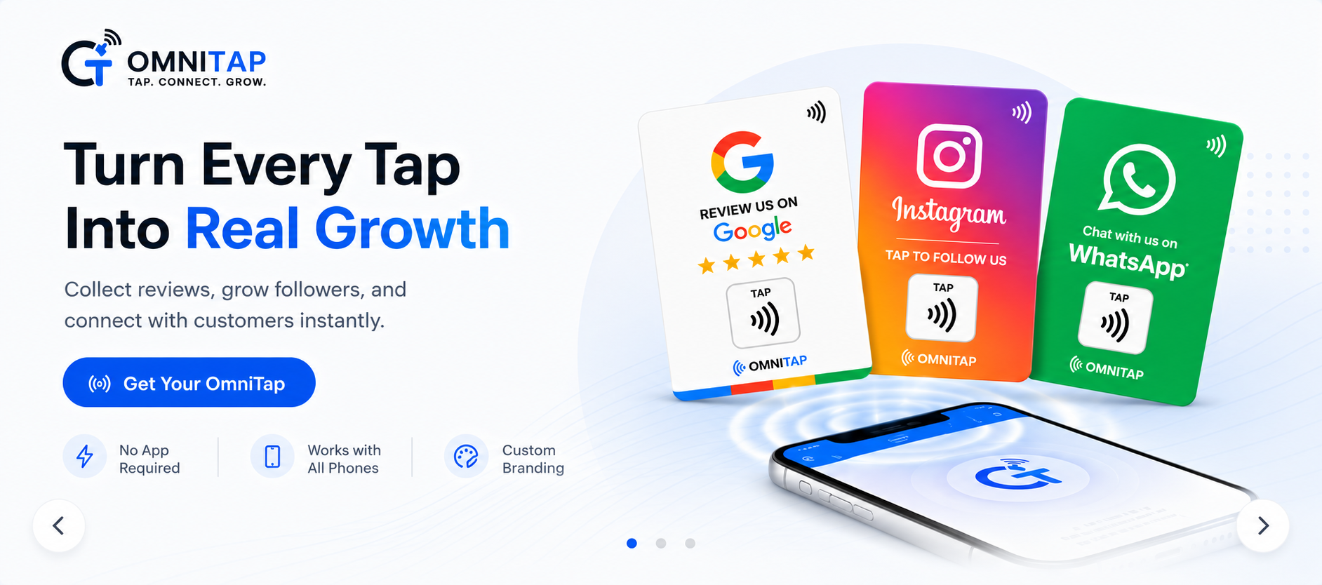 Smart Cards. Stronger Connections. OmniTap NFC Cards