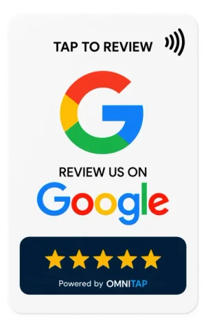 Design 05 - Minimal Star Badge Google Review Card
