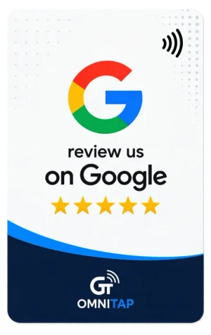 Design 04 - Textured Curve Google Review Card