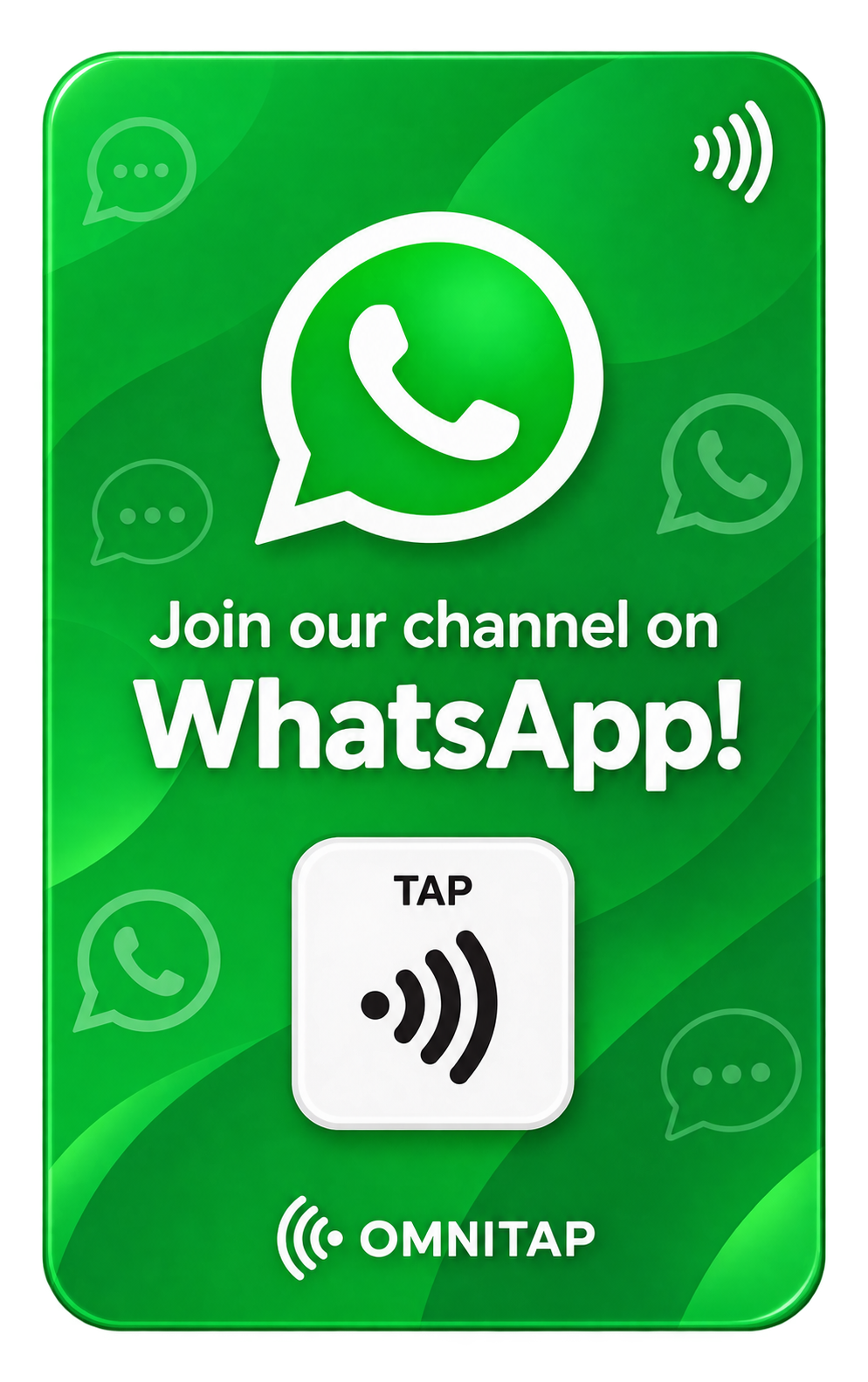 Design 09 - WhatsApp NFC Card